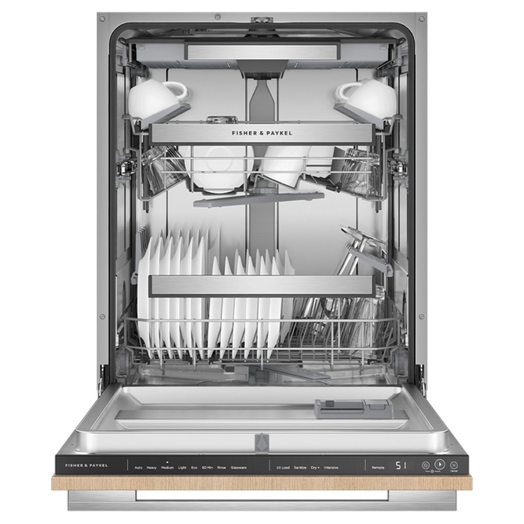 Fisher & Paykel Series 9 Integrated Dishwasher, Tall, Sanitise DW60UT4I2
