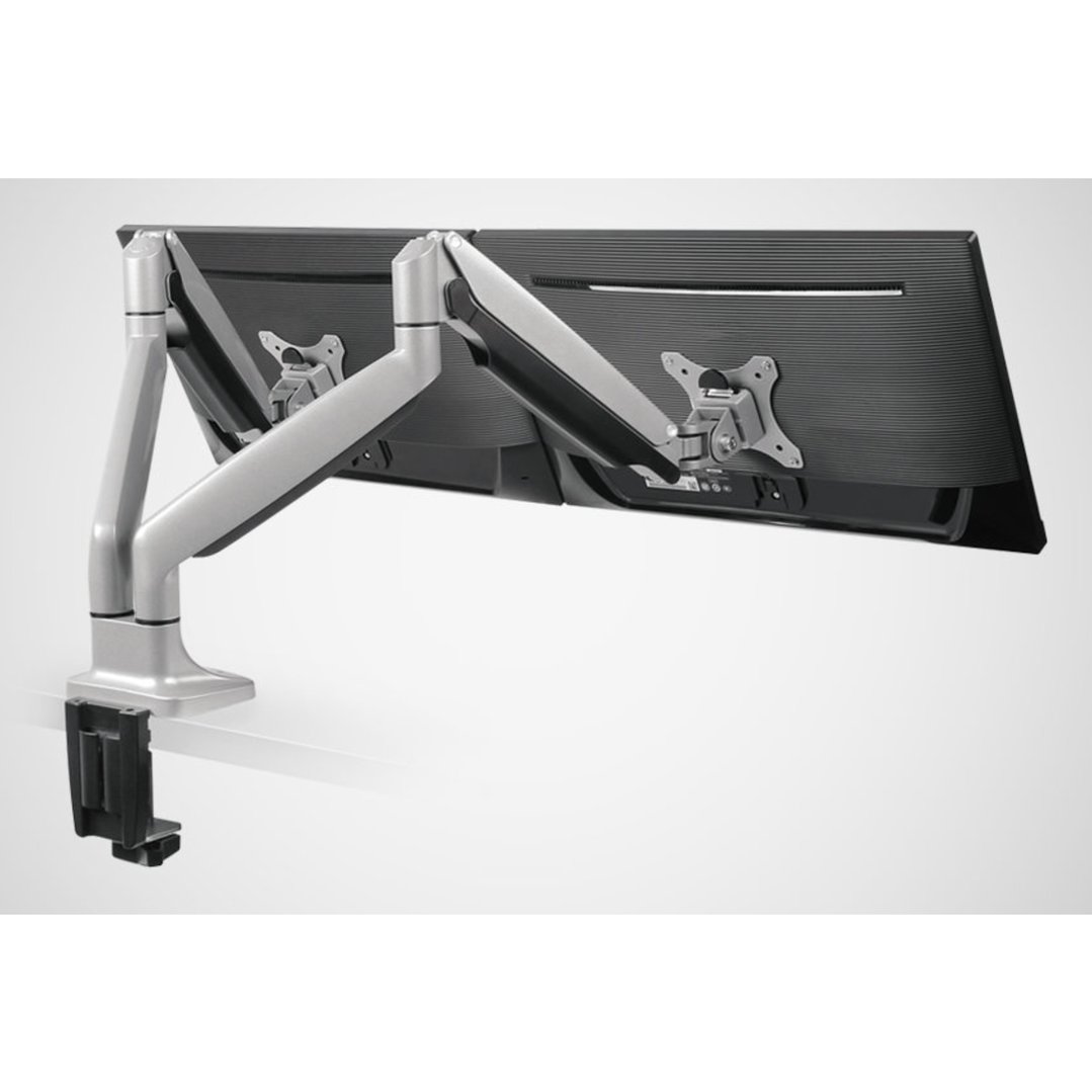 Ergovida Double Arm Gas Spring Monitor Desk Mount EMA10-C24