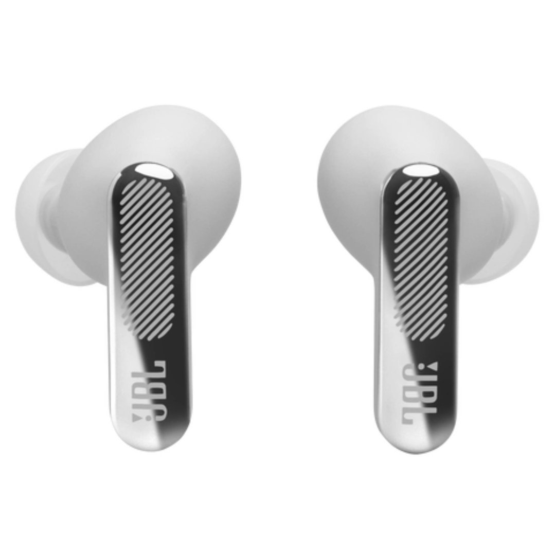 JBL Live Beam 4 True Wireless Noise Cancelling Earbuds - Silver JBLLIVEBEAM4SIL