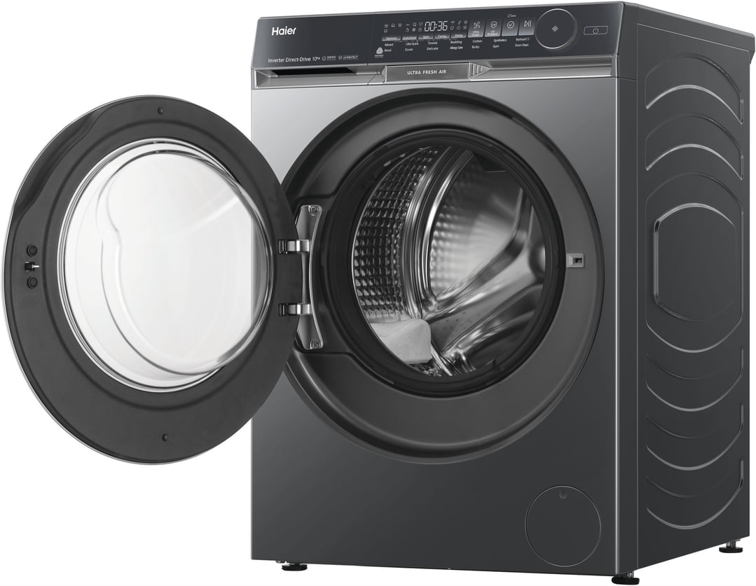 Haier 10kg 500 Series Front Load Dark Washing Machine Ultra Fresh Air HWF10DB2