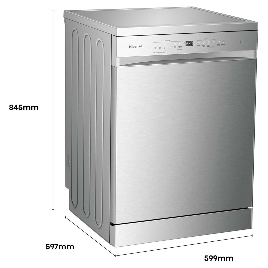 Hisense 16-Place Setting Freestanding Dishwasher (Stainless Steel) HSAA16FS
