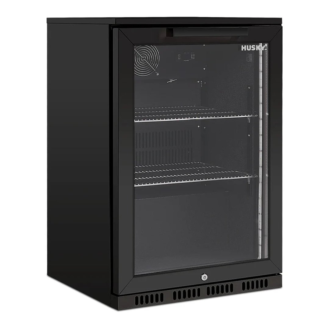 Husky 118L Alfresco Single Door in Black ALFC1BK840ELB