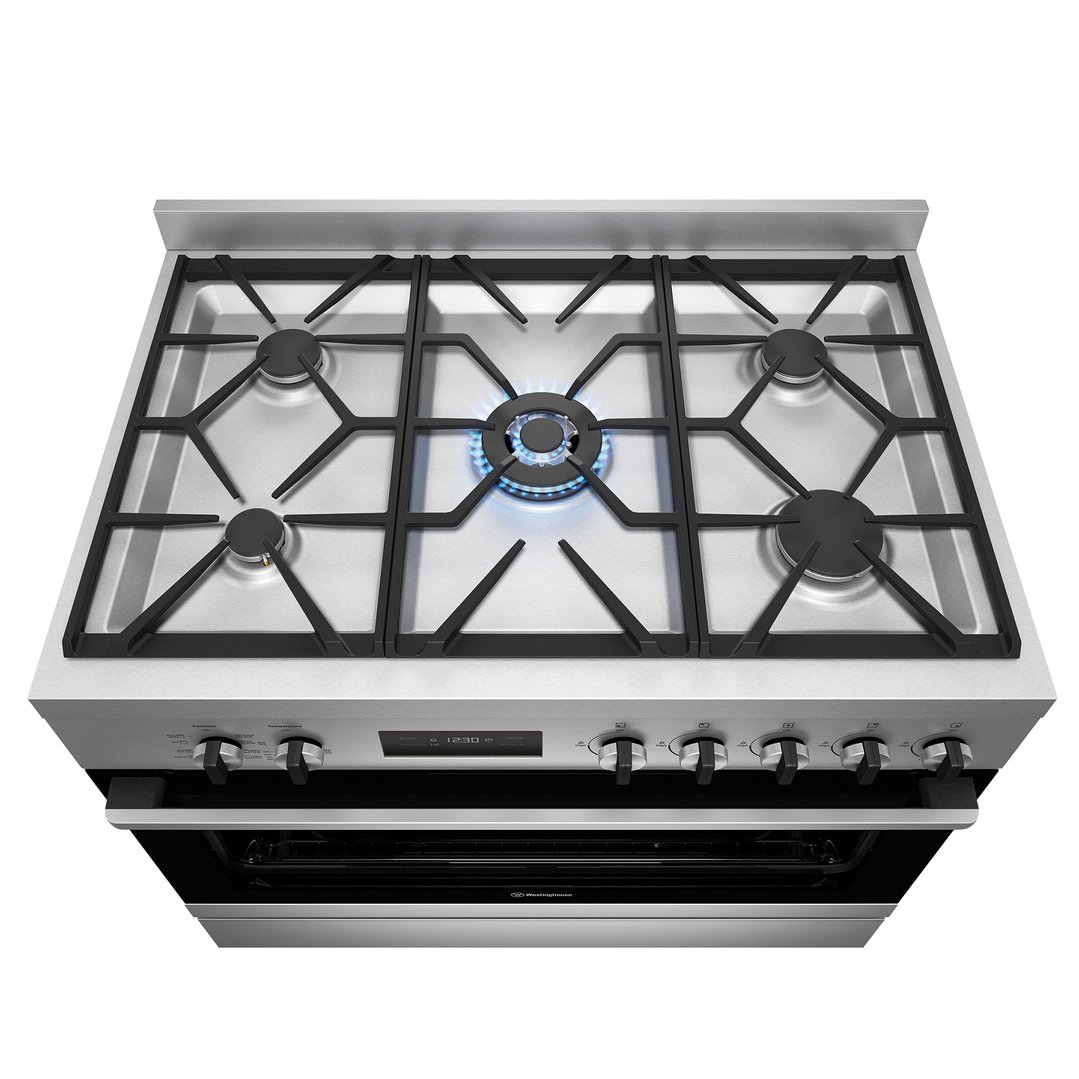 Westinghouse 90cm Dual Fuel Freestanding Cooker WFE915SD Buy Online