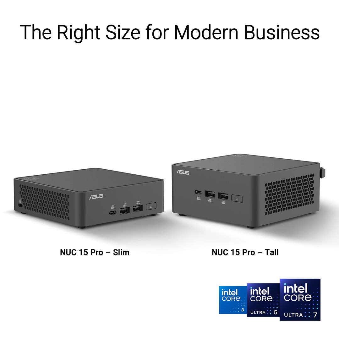 Asus NUC 15 Pro Mini SLIM PC - Intel Core ULTRA 7 AI 16GB/1TB 6794233