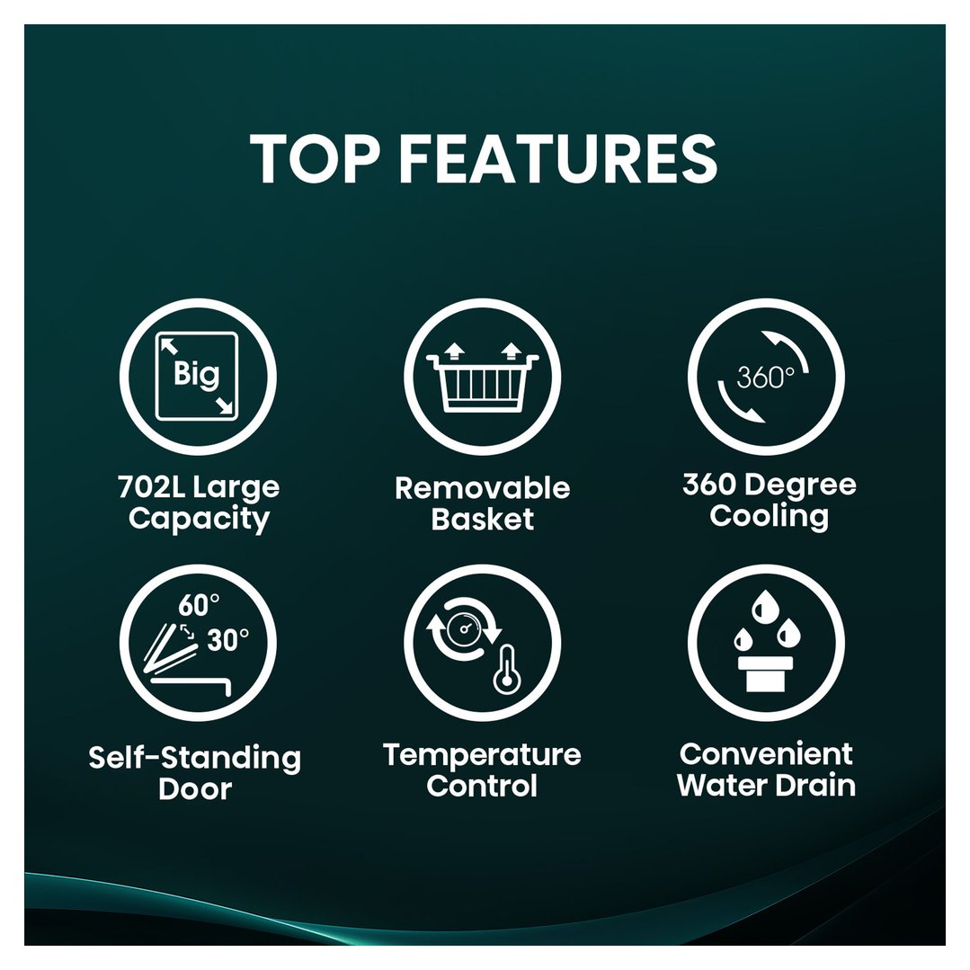 Hisense 702L Chest Freezer HRCF702