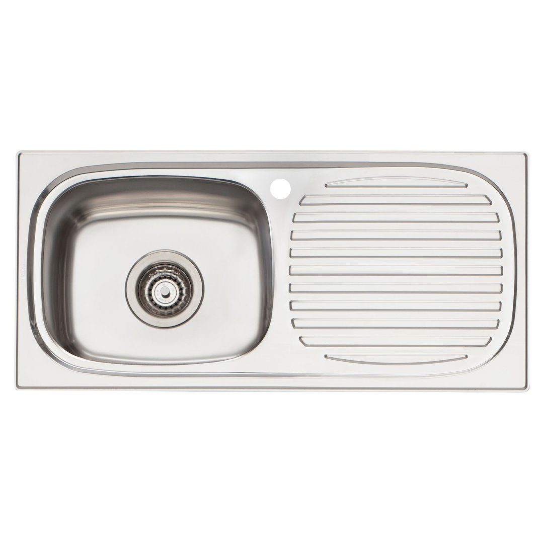 Oliveri Left-Hand Single Bowl with Drainer MR501