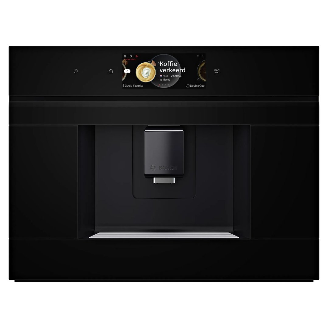 Bosch Series 8 Black Fully Automatic Coffee Machine TFT Touch Display