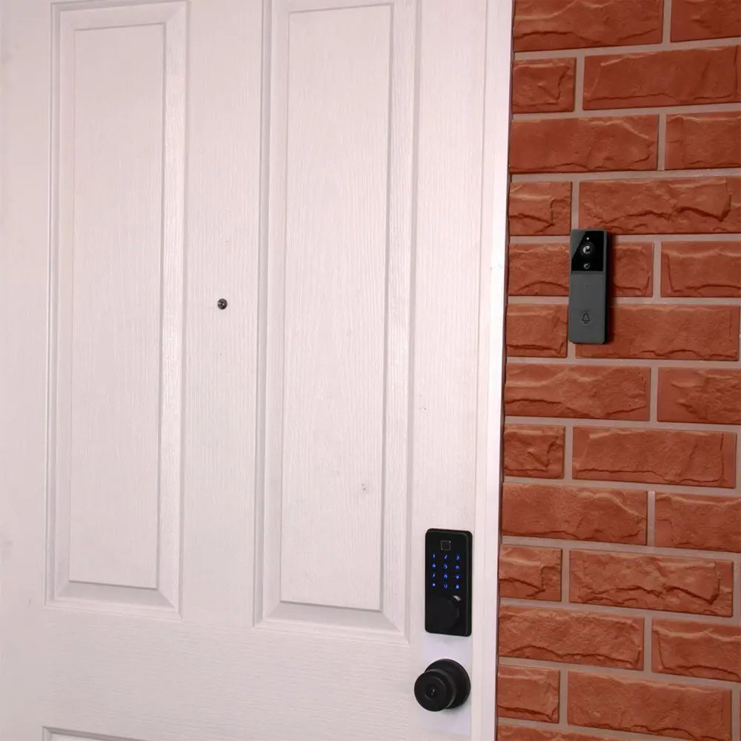Connect Smarthome Smart 1080P Video Doorbell Black CSH-CAMDBBB