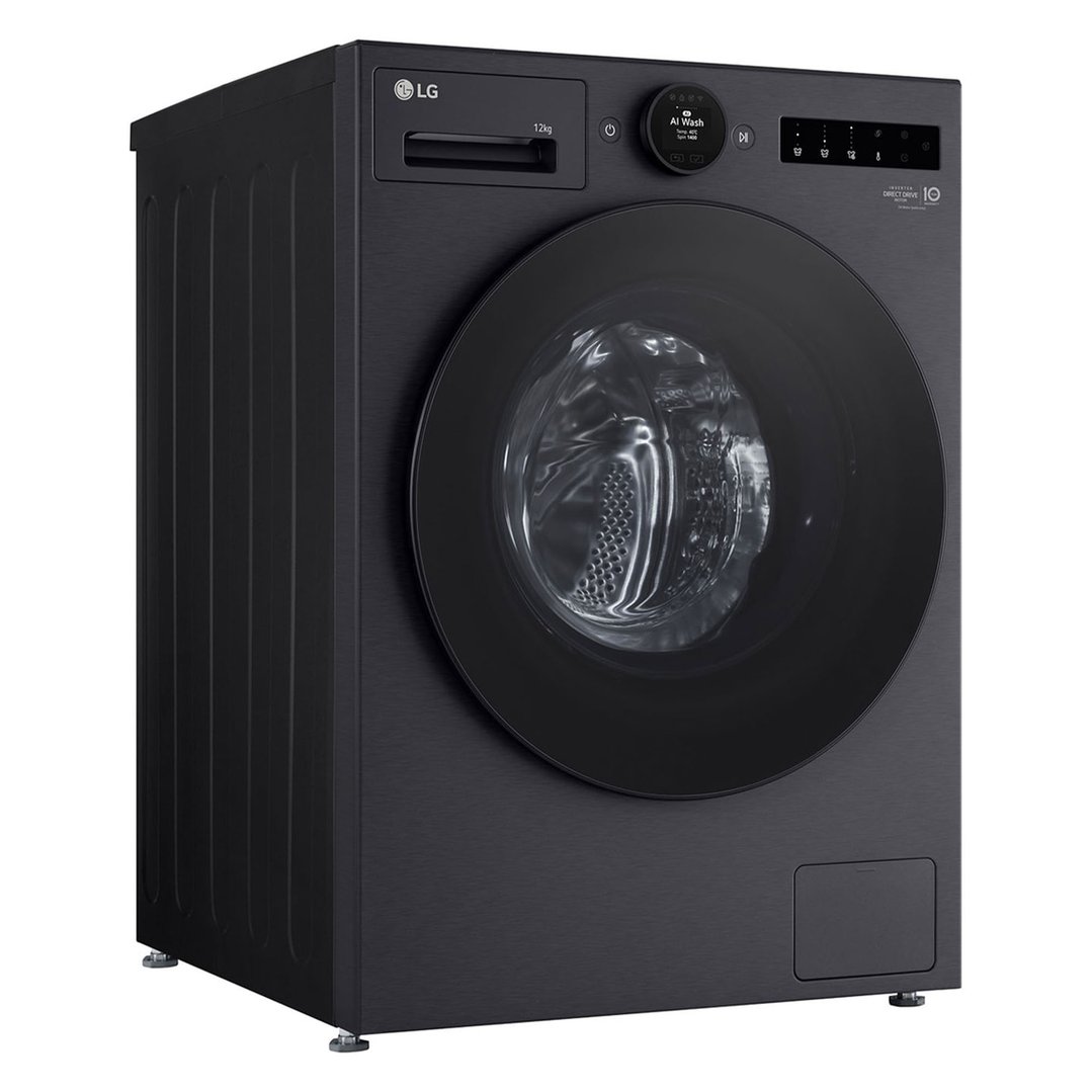 LG 12kg Series 9 Front Load Washer Matte Black - Steam+ WX9-1412MB