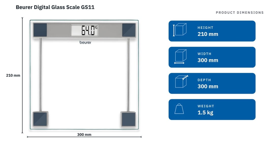 Beurer Digital Glass Scale GS11