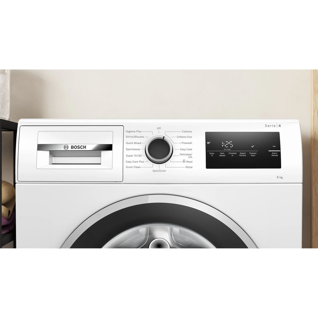 Bosch 8kg Series 4 Front Loader Washing Machine White WAN28288AU