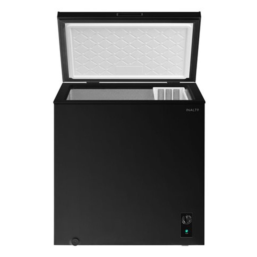 Inalto 198L Black Hybrid Chest Fridge/Freezer ICF198B2