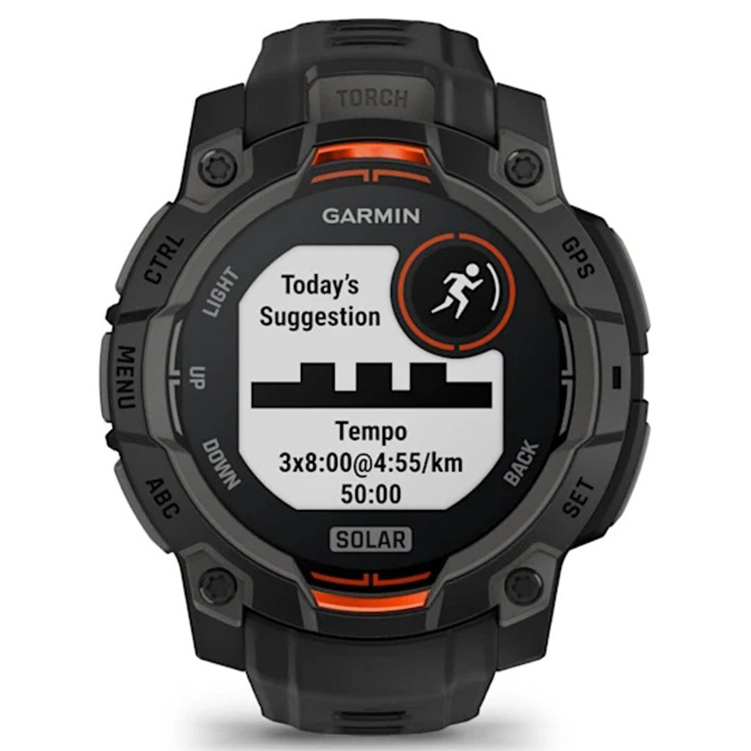 Garmin Instinct 3 - 45 mm, Solar Black with Black Band 010-02934