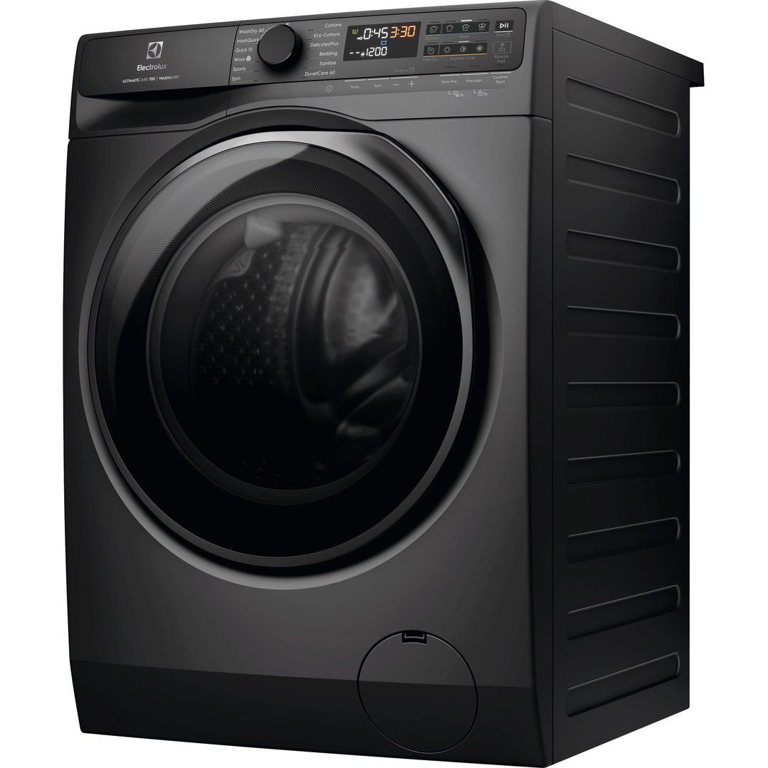 Electrolux 12kg UltimateCare 700 Front Load Washing Machine with 8kg Dryer Dark Onyx EWW1243R7SCS