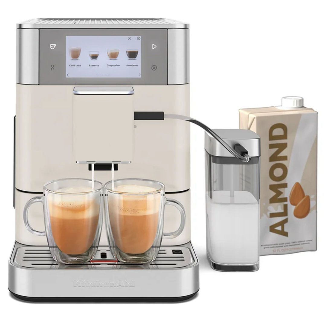 Kitchenaid Fully Automatic Espresso Machine with Milk Container Porcelain 5KES8558APL