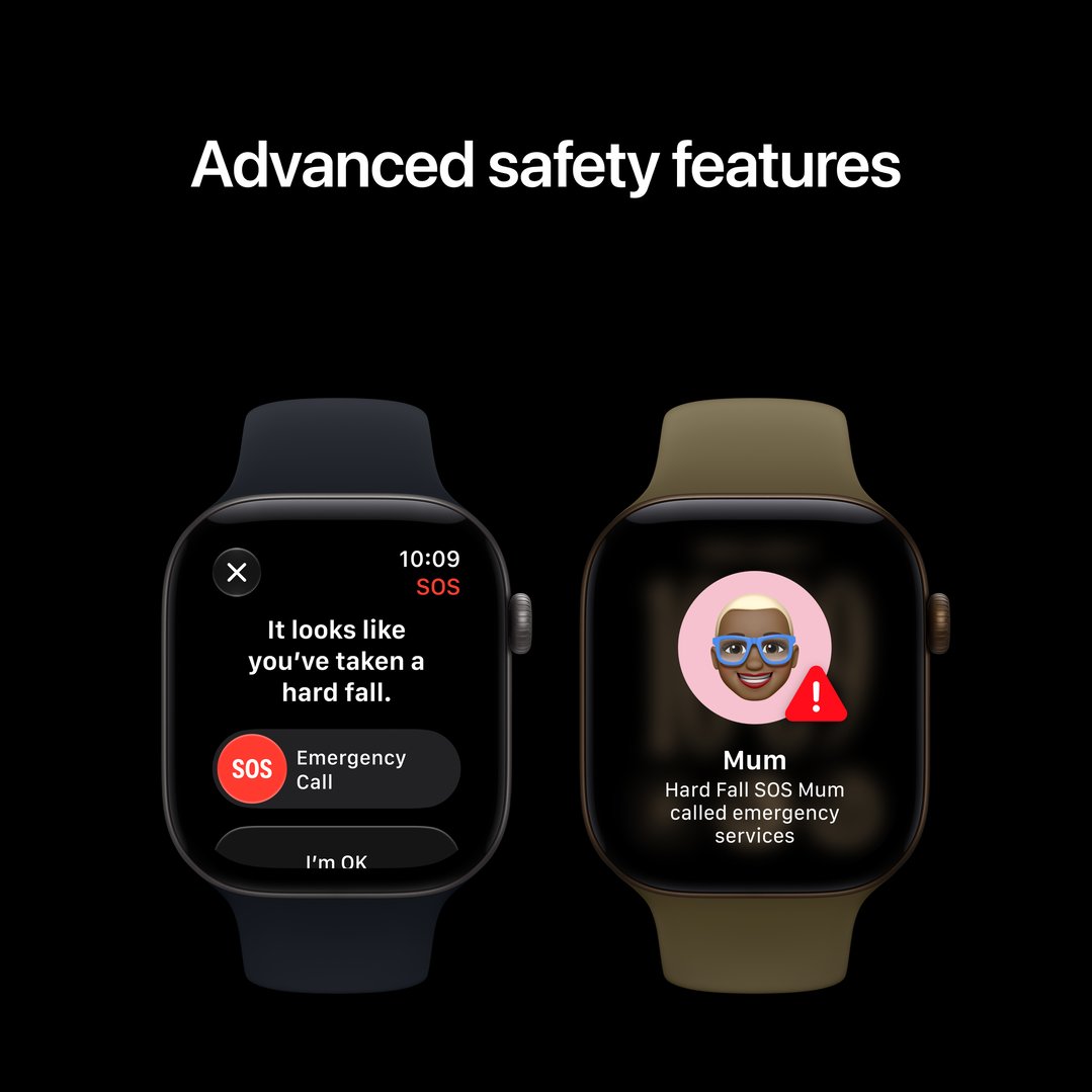 Apple Watch Series 12 GPS + Cellular 42mm Black Aluminum Case with Black Sport Band - S/M MJG04X/A
