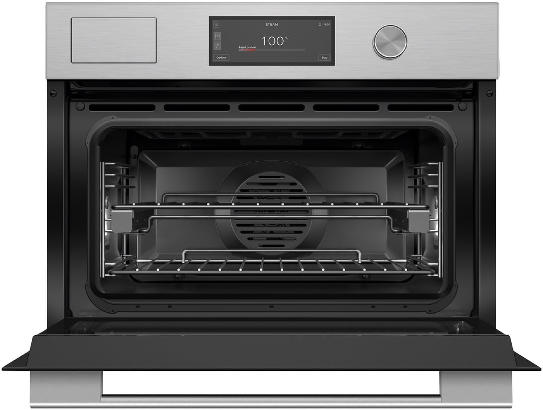 Fisher & Paykel 60cm Contemporary Compact Combi-Steam Oven, Brushed Silver OS60NACVUDX5