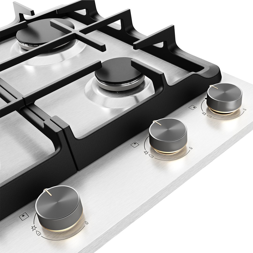 Electrolux 75cm UltimateTaste 900 5 Burner Gas Cooktop Stainless Steel. EHG755SE