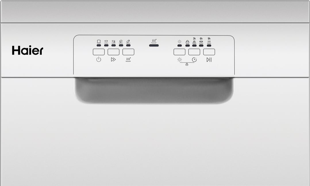 Haier 45cm Compact Freestanding Dishwasher - Silver HDW10F1S1