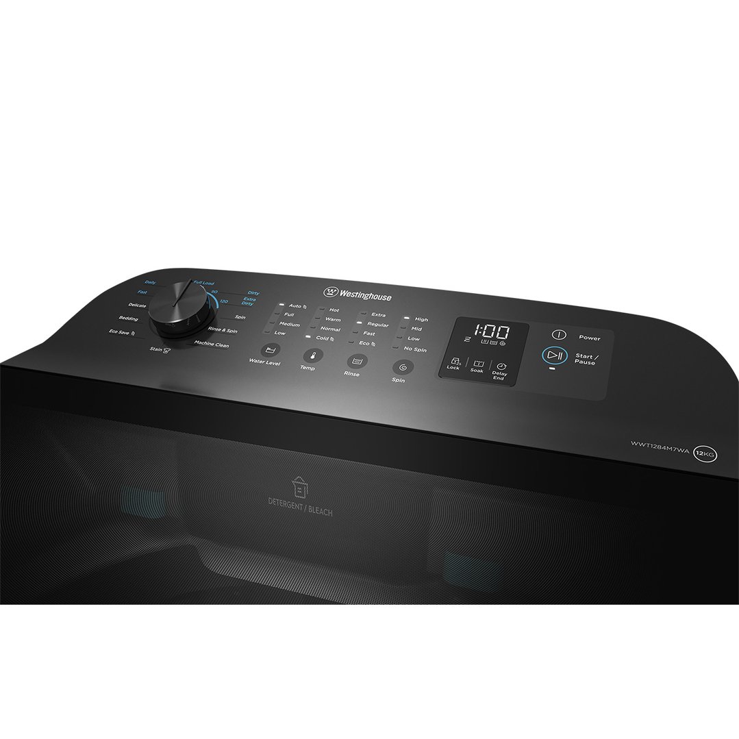 Westinghouse 12kg Top Load Washer EasyCare WWT1284M7WA