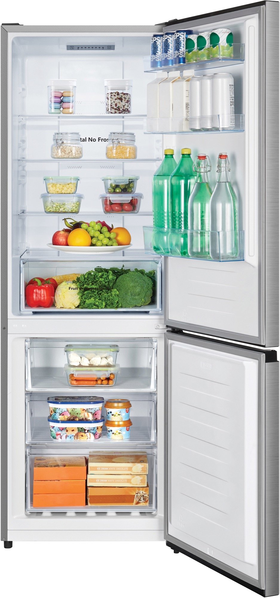 Hisense 292L Bottom Mount Fridge Stainless HRBM292S