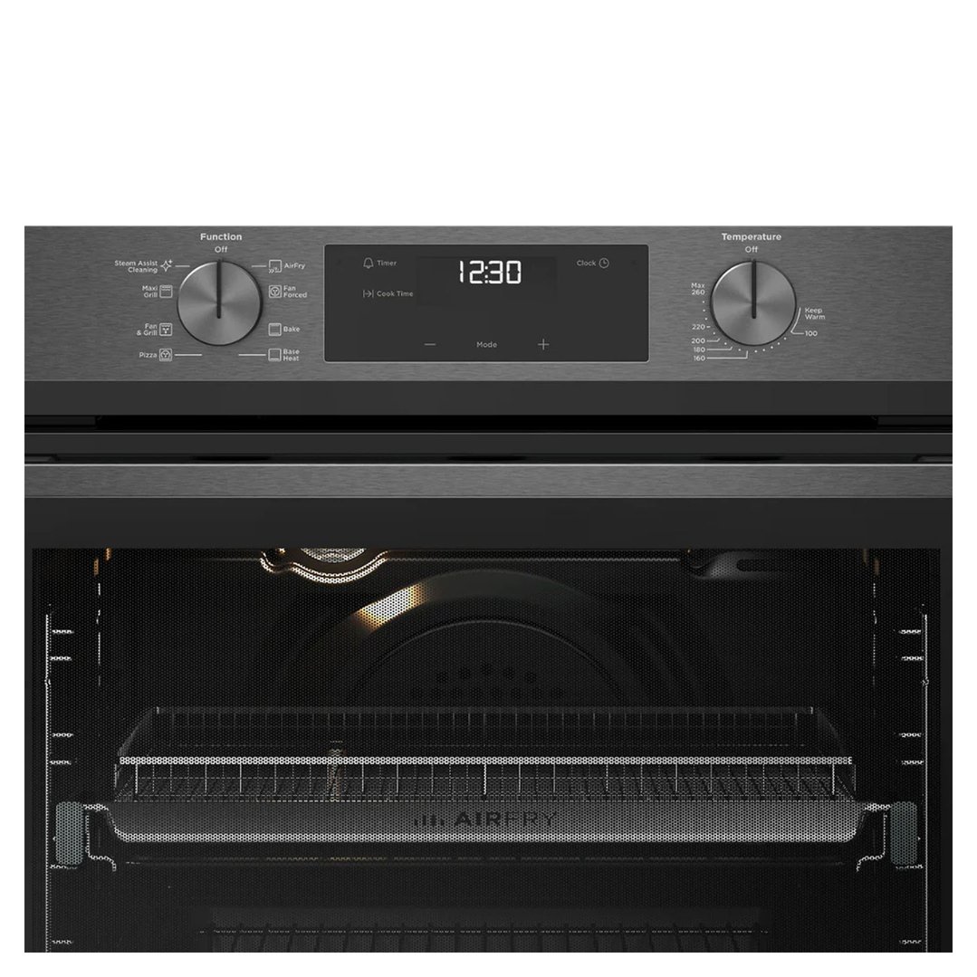 Westinghouse 60cm Multi-function 8 Oven with Air Fry - Dark Stainless Steel WVE6516DD