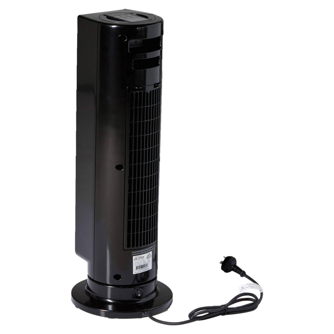 Omega Altise 2400W Ceramic Tower Heater Black AALTURASB