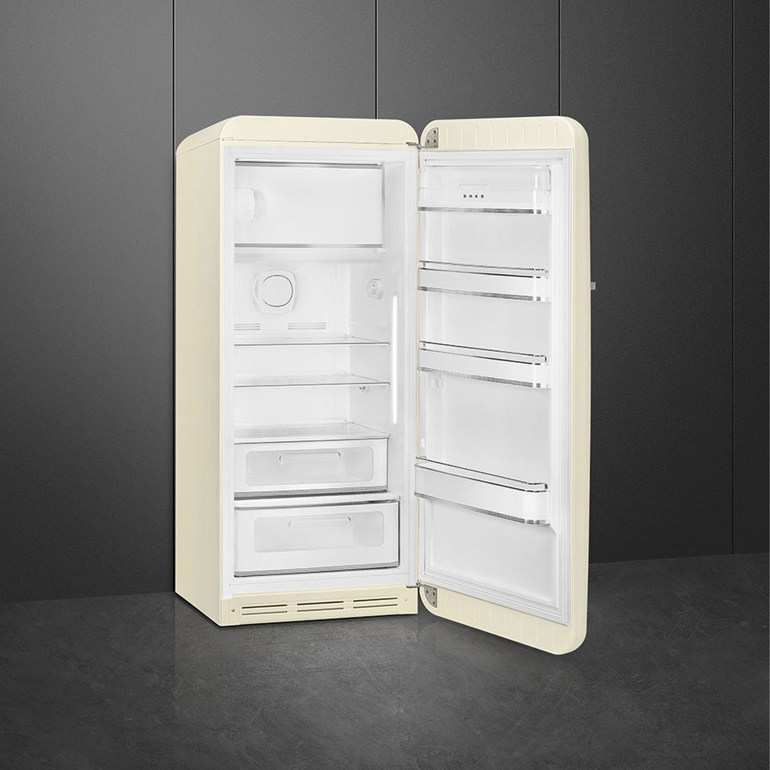 Smeg FAB 28 50’S Style Retro Refrigerator, Right Hand - Cream FAB28RCR5AU