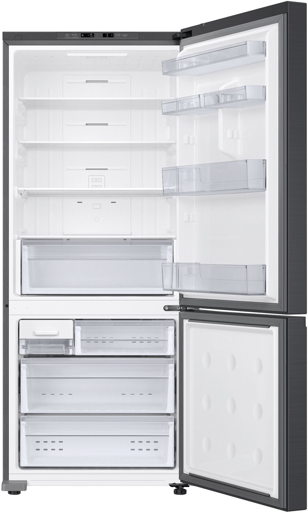 Samsung 427L Smart Bottom Mount Refrigerator with Twist Ice Maker - Matte Black SRL4200B