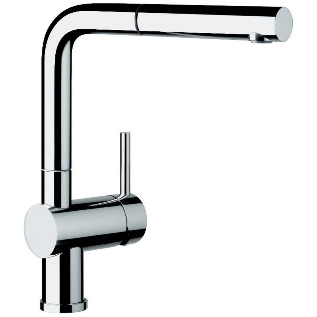 Blanco Chrome Single Lever Mixer with Pull Out Tap LINUSS. Buy Online