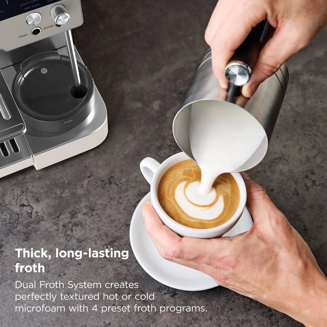 Ninja Luxe Café Premier Espresso Machine - Oat Milk ES601WH