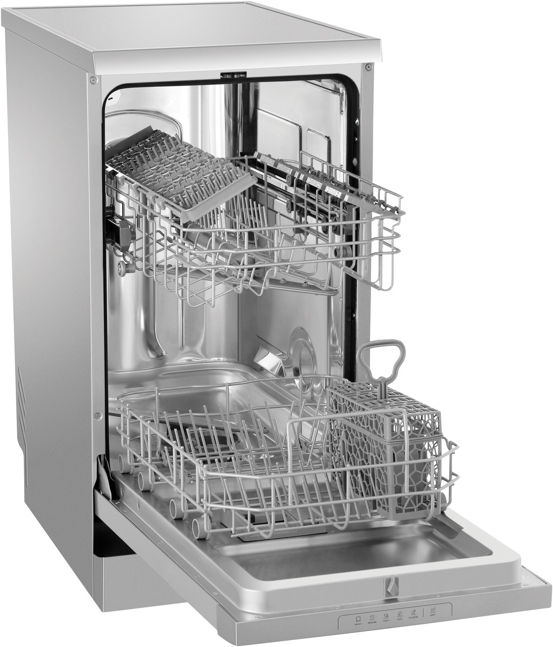 Haier 45cm Compact Freestanding Dishwasher - Silver HDW10F1S1