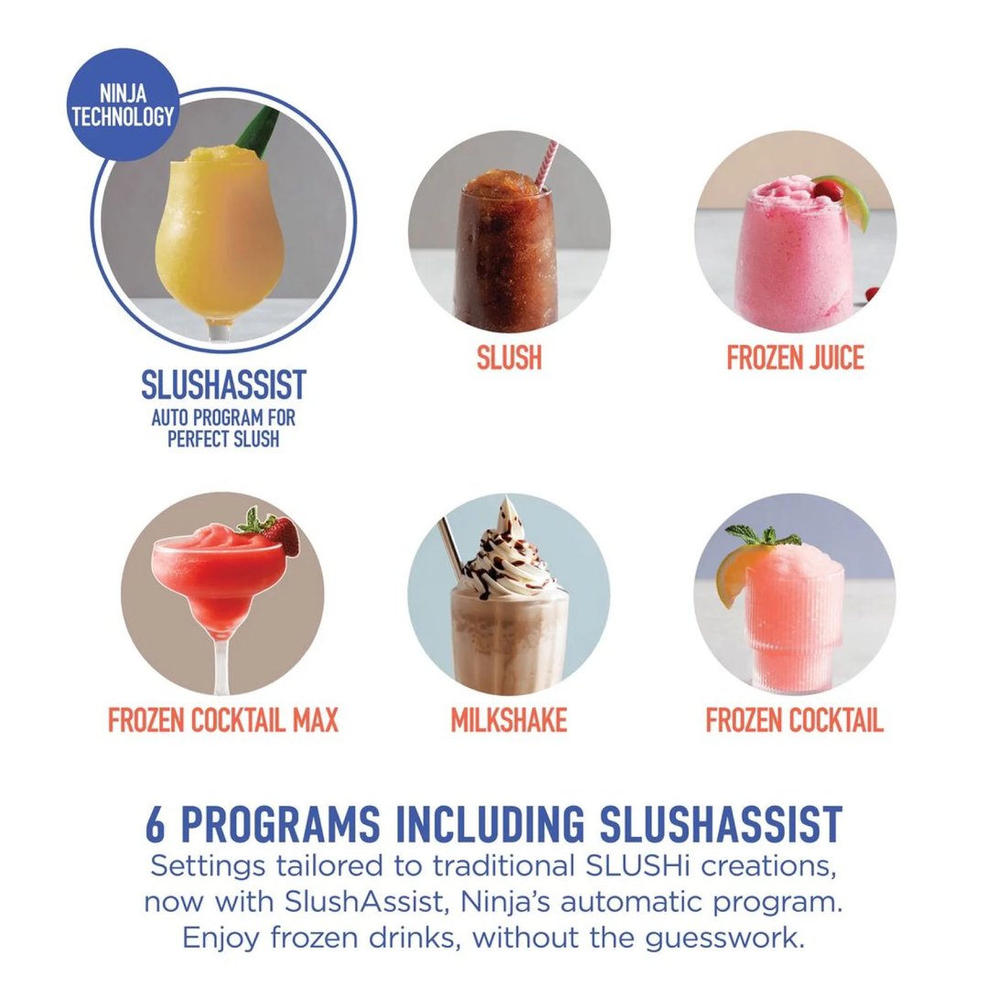 Ninja SLUSHi Max Smart Frozen Drink Maker FS605BL