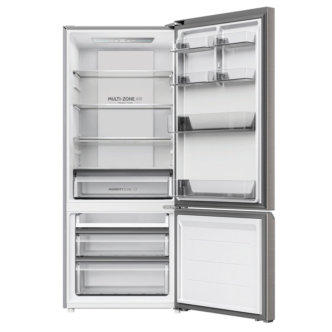 Haier 433L Bottom Mount Fridge Satina HRF420BS