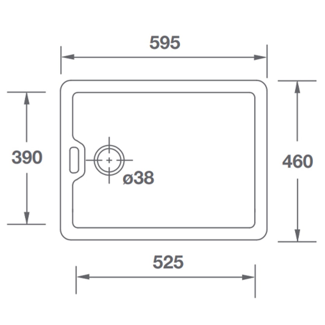 Shaws Belfast Single Bowl Sink SCBE600WH