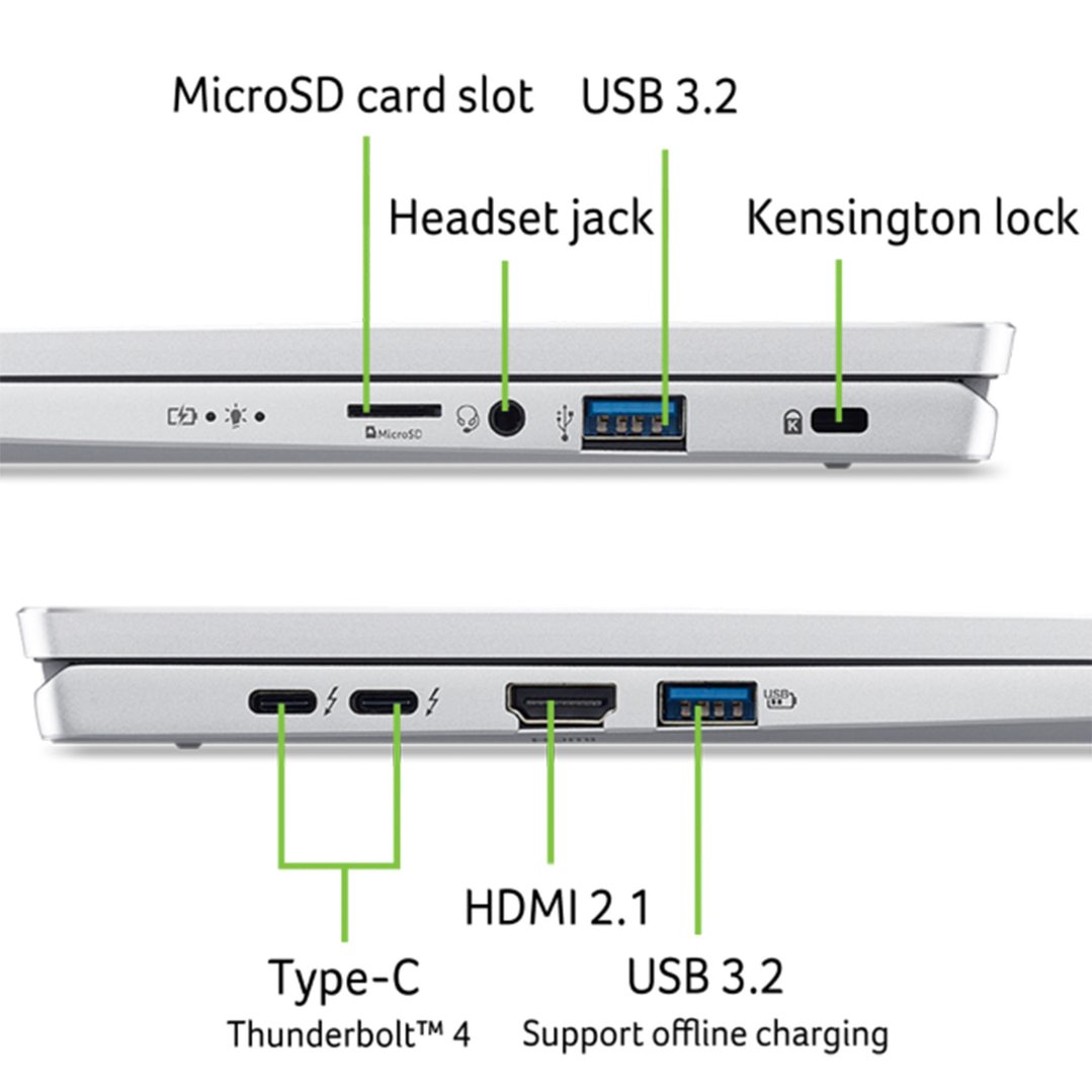 Acer Swift Go 14 Intel Core Ultra 7, 16GB, 512GB SSD, AI Notebook - (EX-DEMO) NX.KSGSA.004
