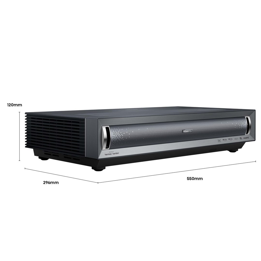 Hisense 80"-150" TriChroma 4K Laser Cinema Series Projector PX3