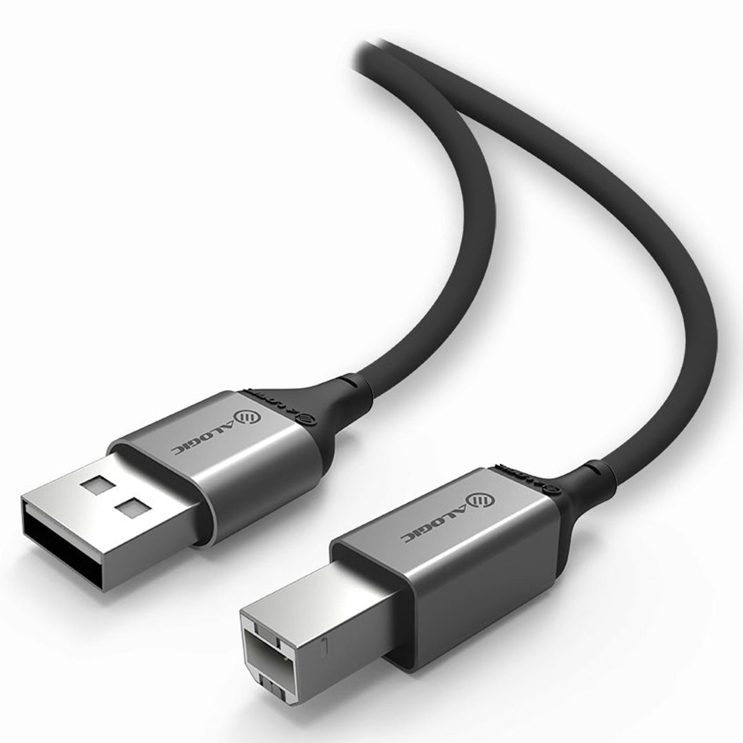 Alogic Ultra USB2.0 USB-A (Male) to USB-B (Male) Cable U22ABRBK