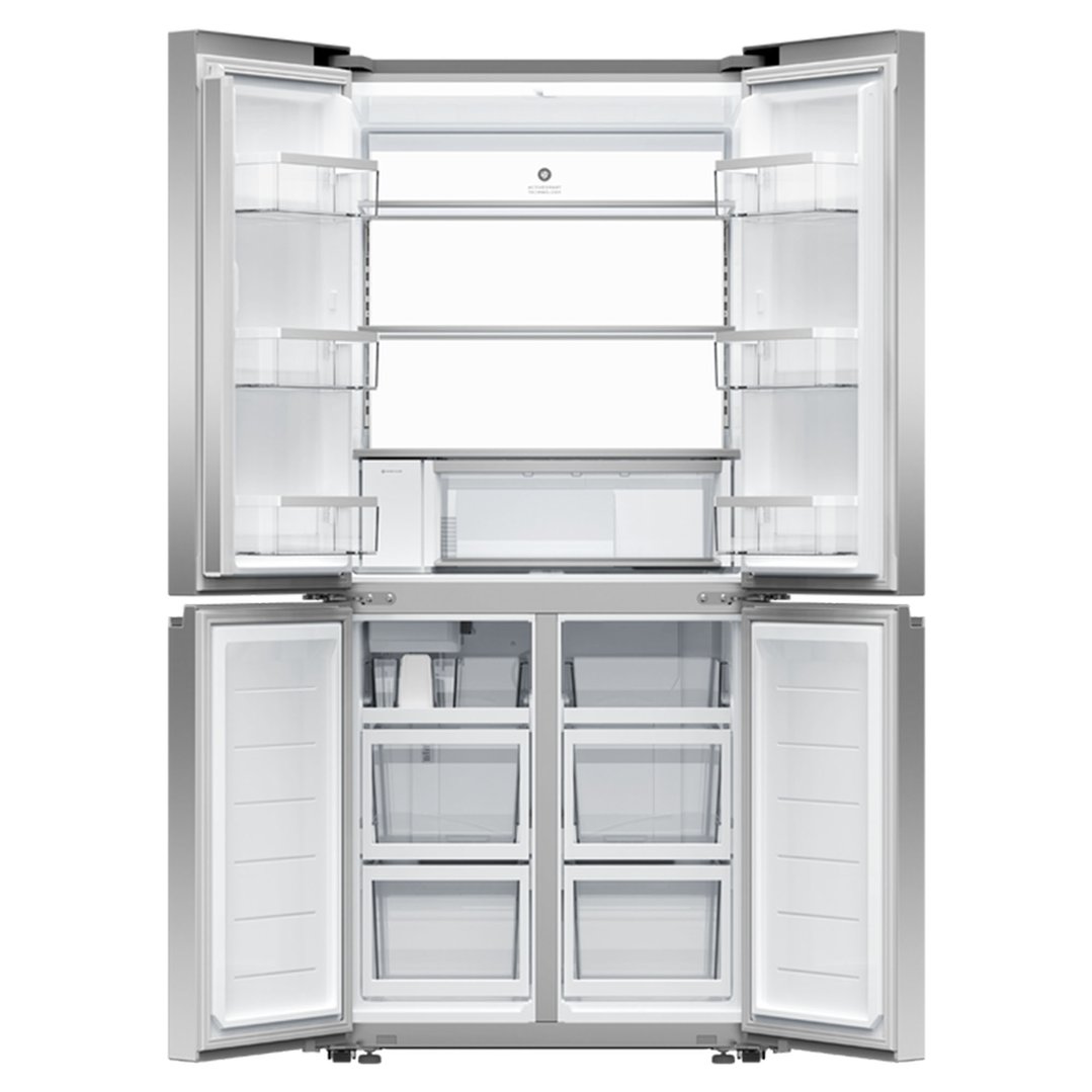 Fisher & Paykel 498L Series 7 Quad Door Refrigerator Freezer, Ice & Water RF500QNUX1
