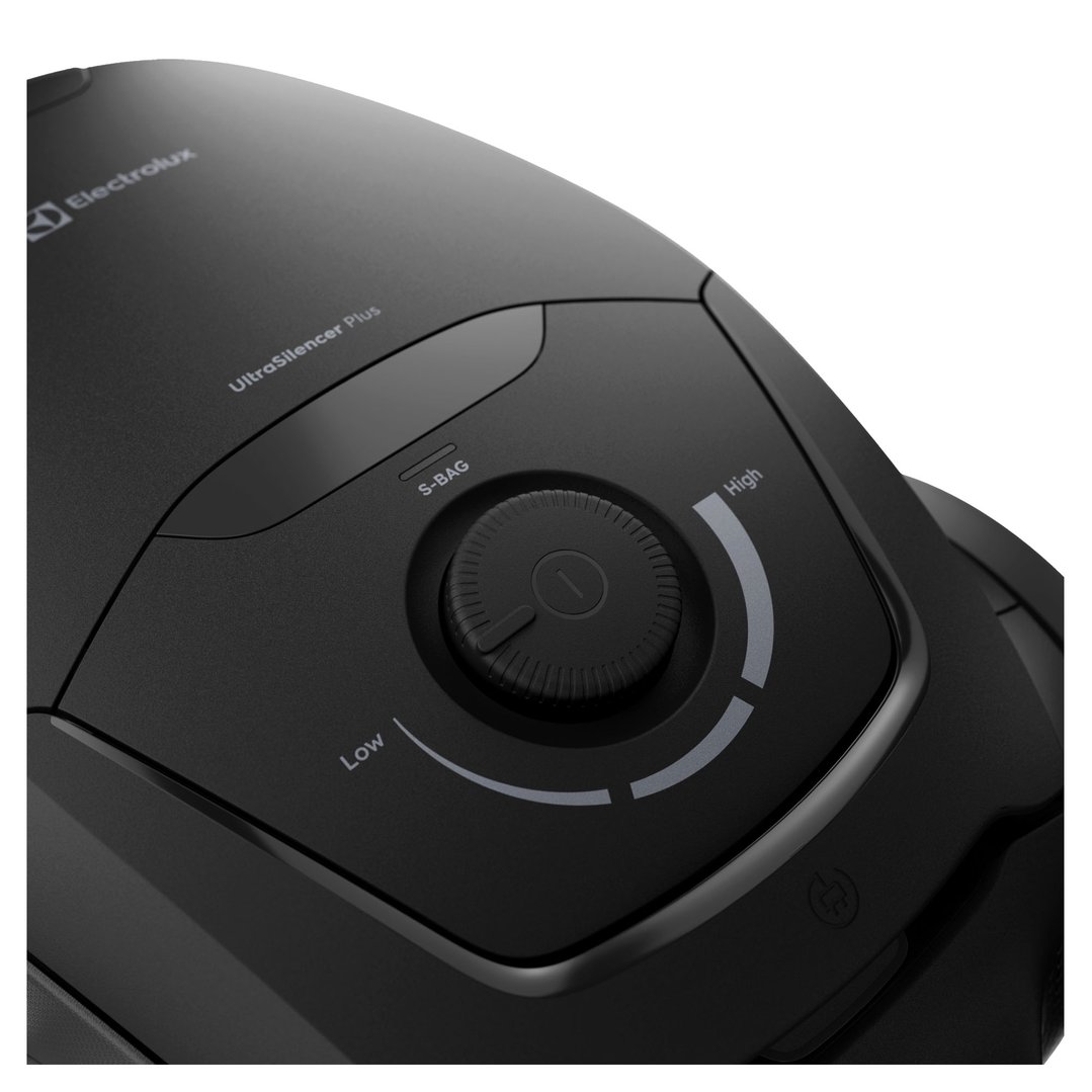 Electrolux Canister Bagged Vacuum Cleaner, Ultra Silencer Plus - Ebony Black EFB71113EB