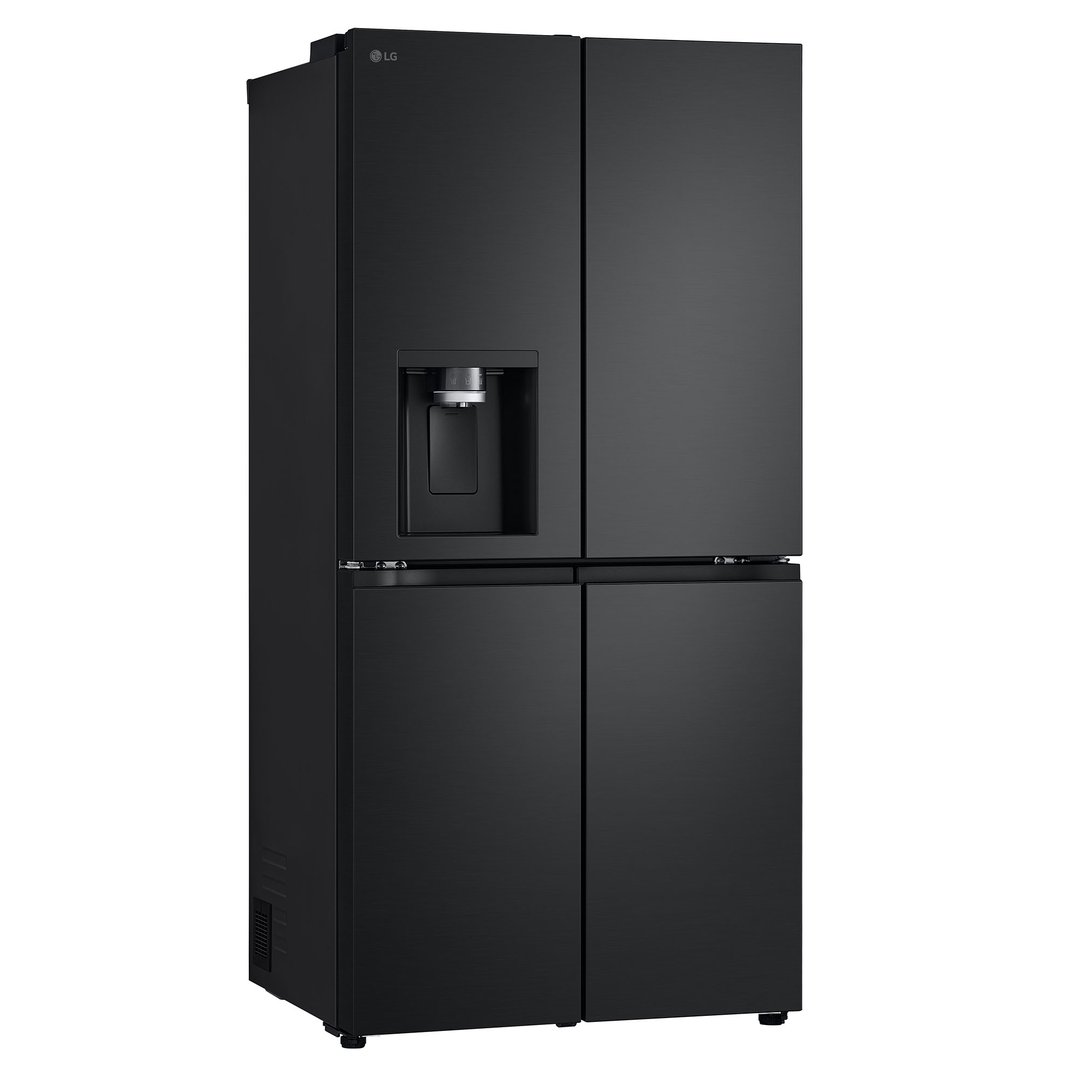 LG 506L Ice & Water Dispenser French Door Fridge Matte Black GF-L500MBL