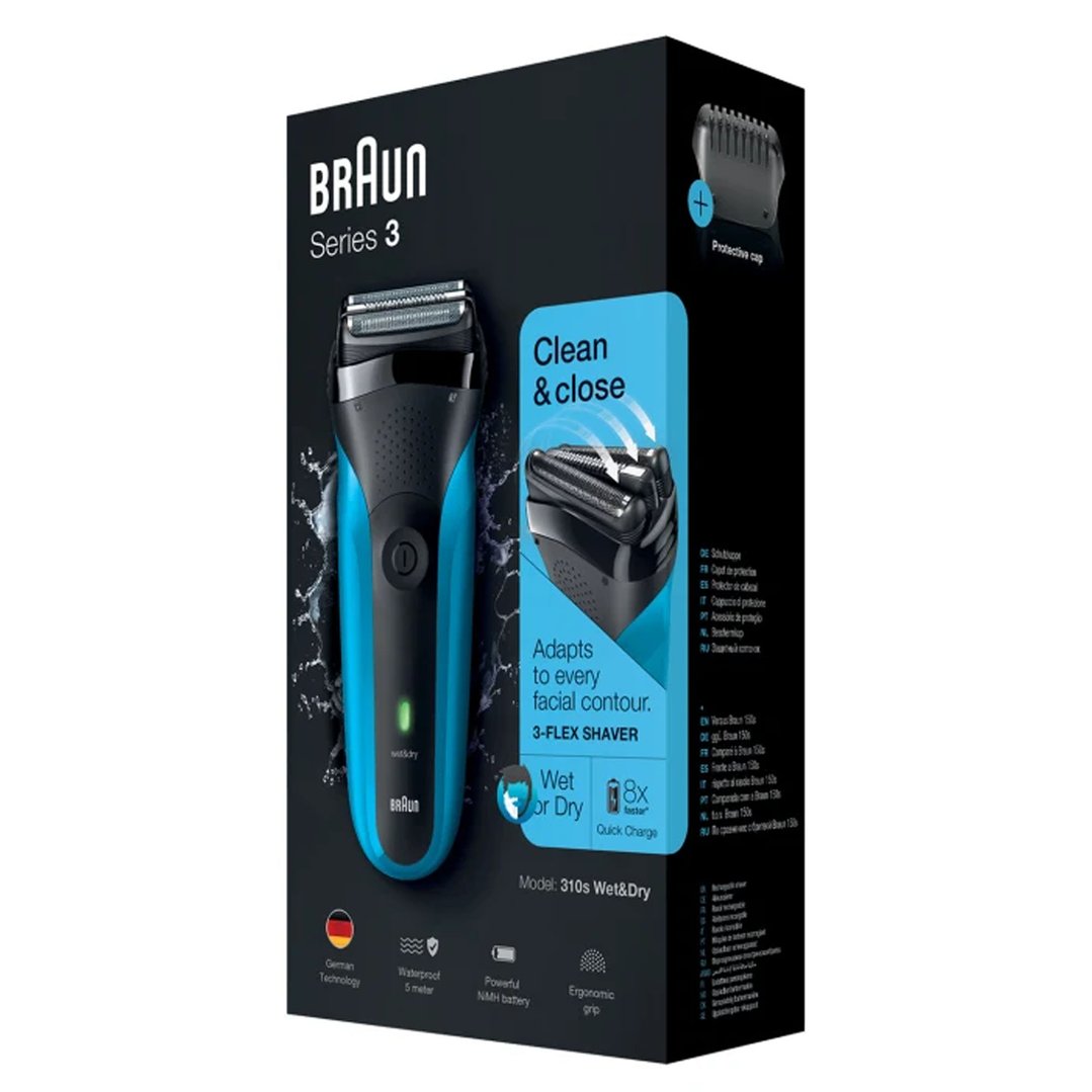 Braun Series 3 Wet&Dry Electric Shaver 310S - Bing Lee