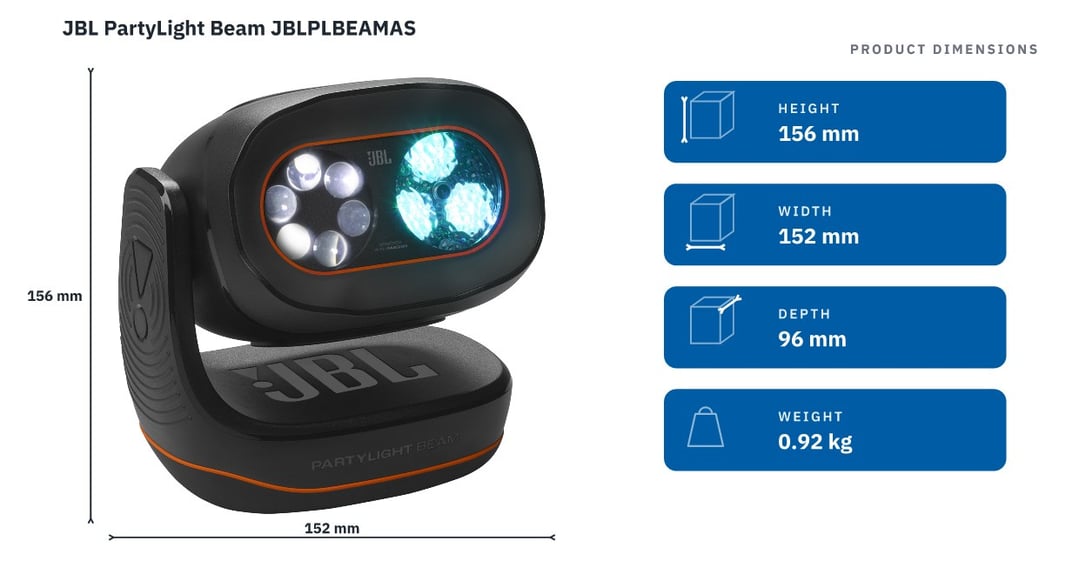 JBL PartyLight Beam JBLPLBEAMAS