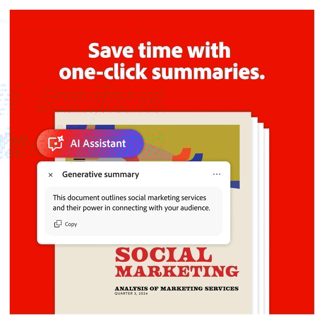 Adobe AI Assistant for Acrobat ESD AUS 9337694086838