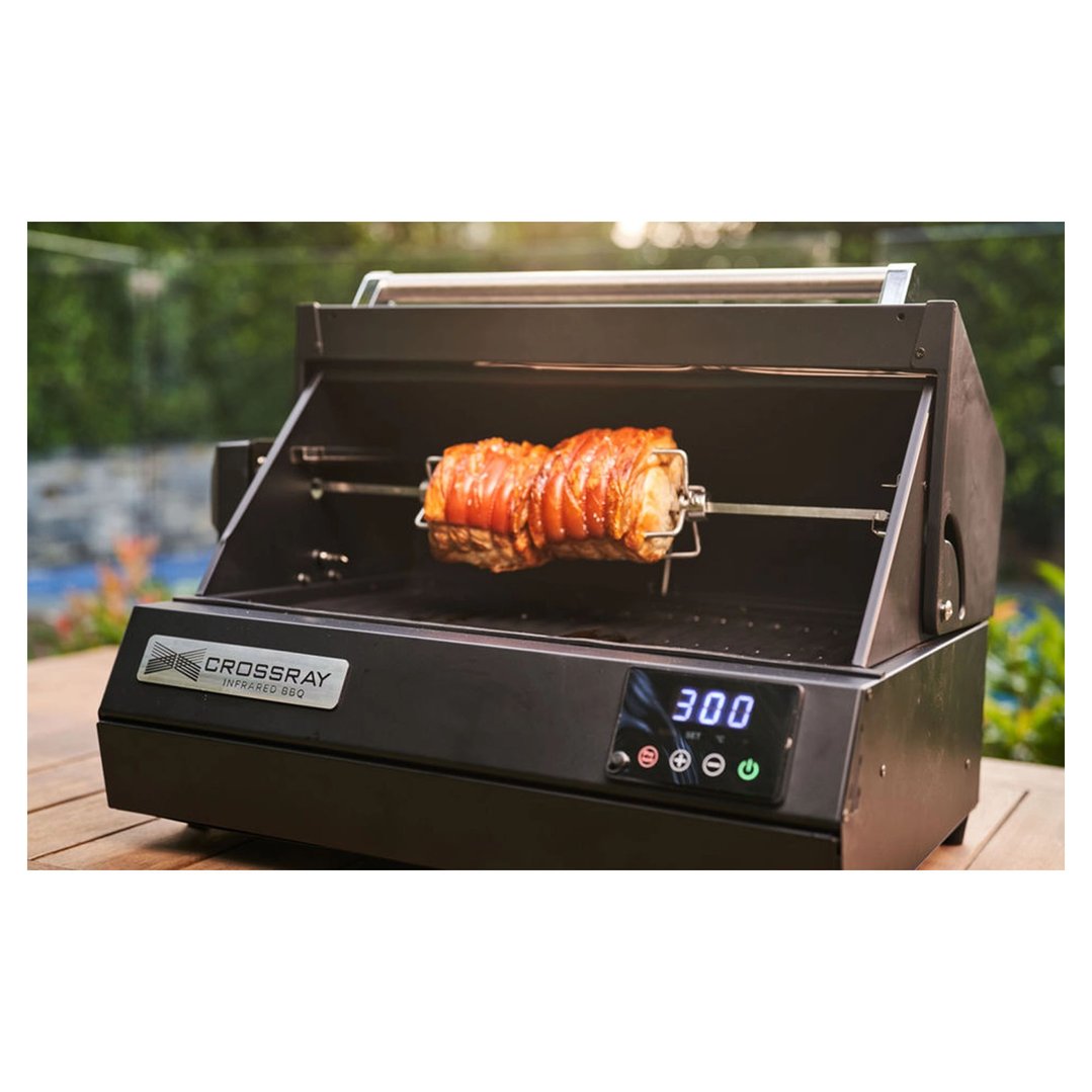 Crossray Rotisserie kit for eXtreme Electric BBQ TCEAC-004