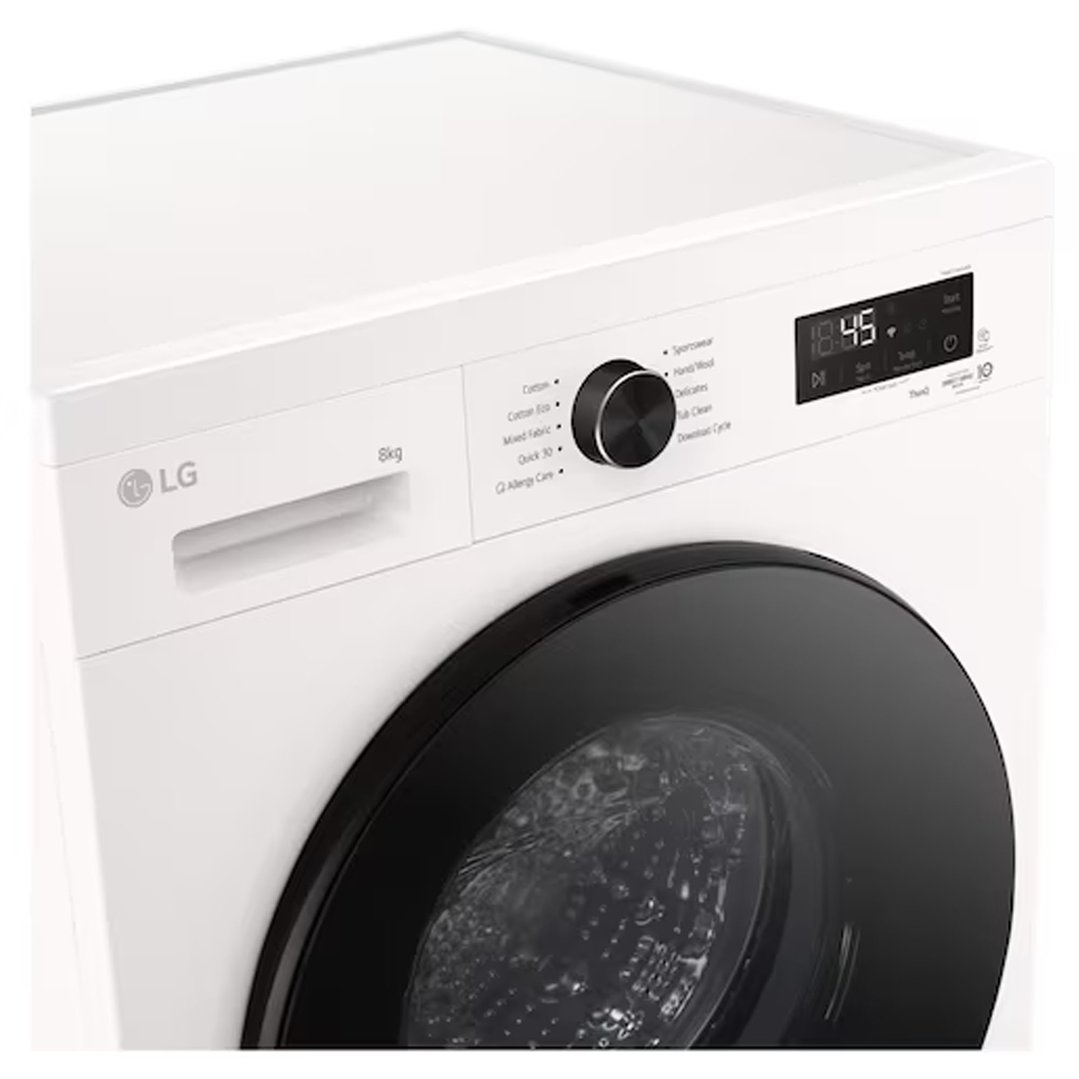 LG 8kg Series 1 Front Load Washer - Steam WV1-1208WX