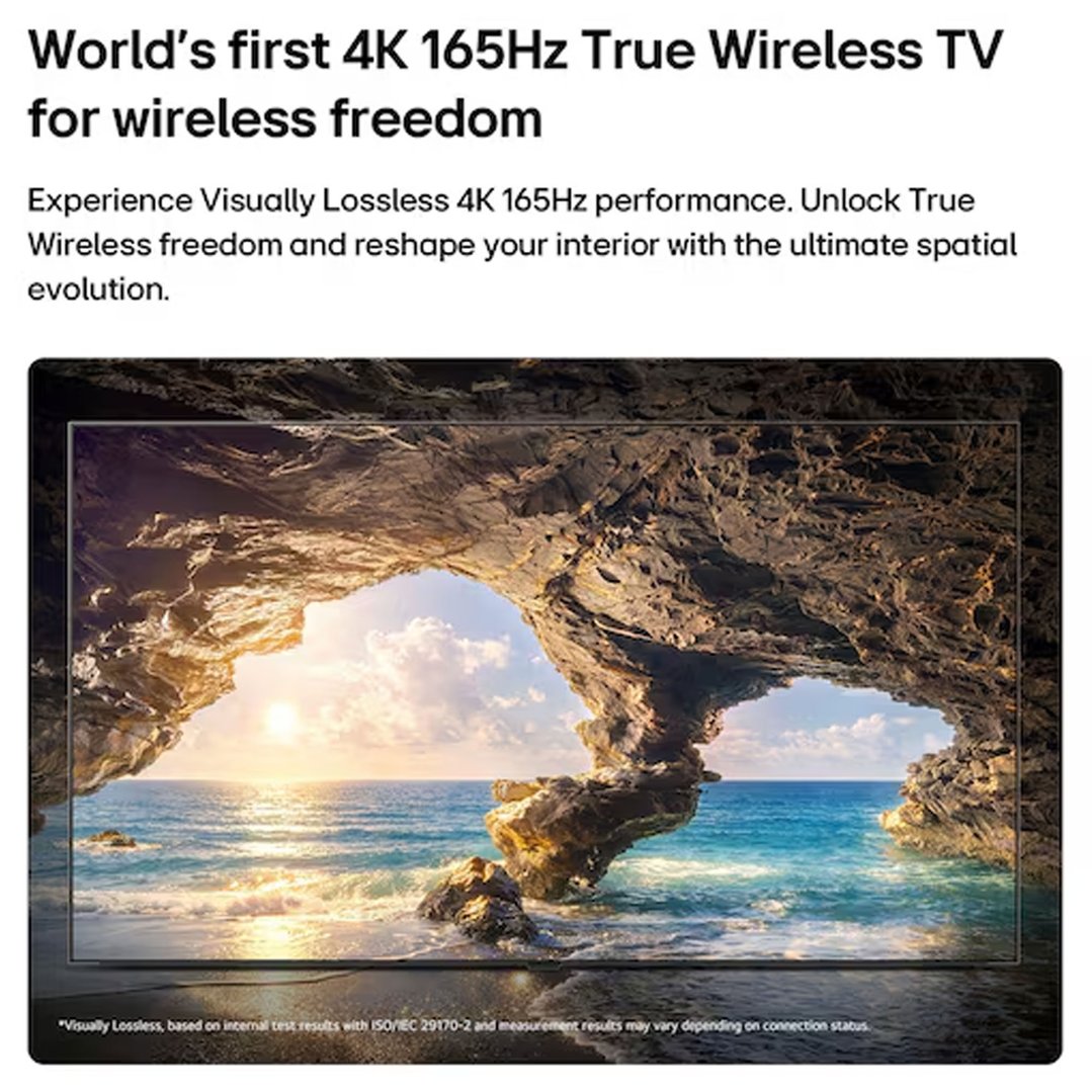 LG 77" Wallpaper OLED evo AI W6 True Wireless 4K Smart TV (2026) OLED77W6PSA