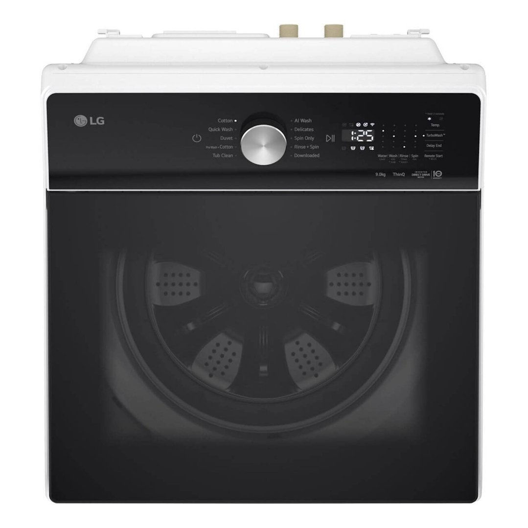 LG 9kg Series 5 AI Top Load Washing Machine White WTX3-09W