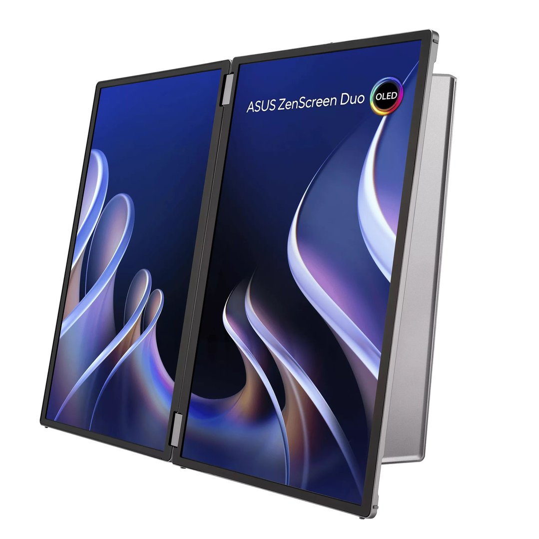 Asus ZenScreen Duo 360° Foldable Portable Dual 14" FHD, OLED Monitor MQ149CD