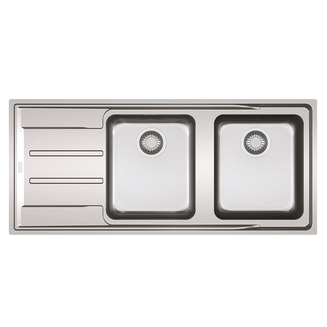 Franke Aton Double Bowl Sink ANX221LHD